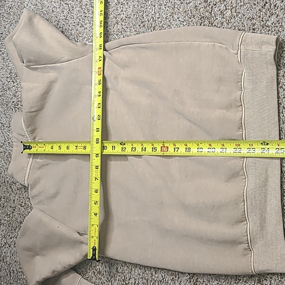 Original Use Cream Zip Up Sweater Casual Comfort - Picture 5 of 5